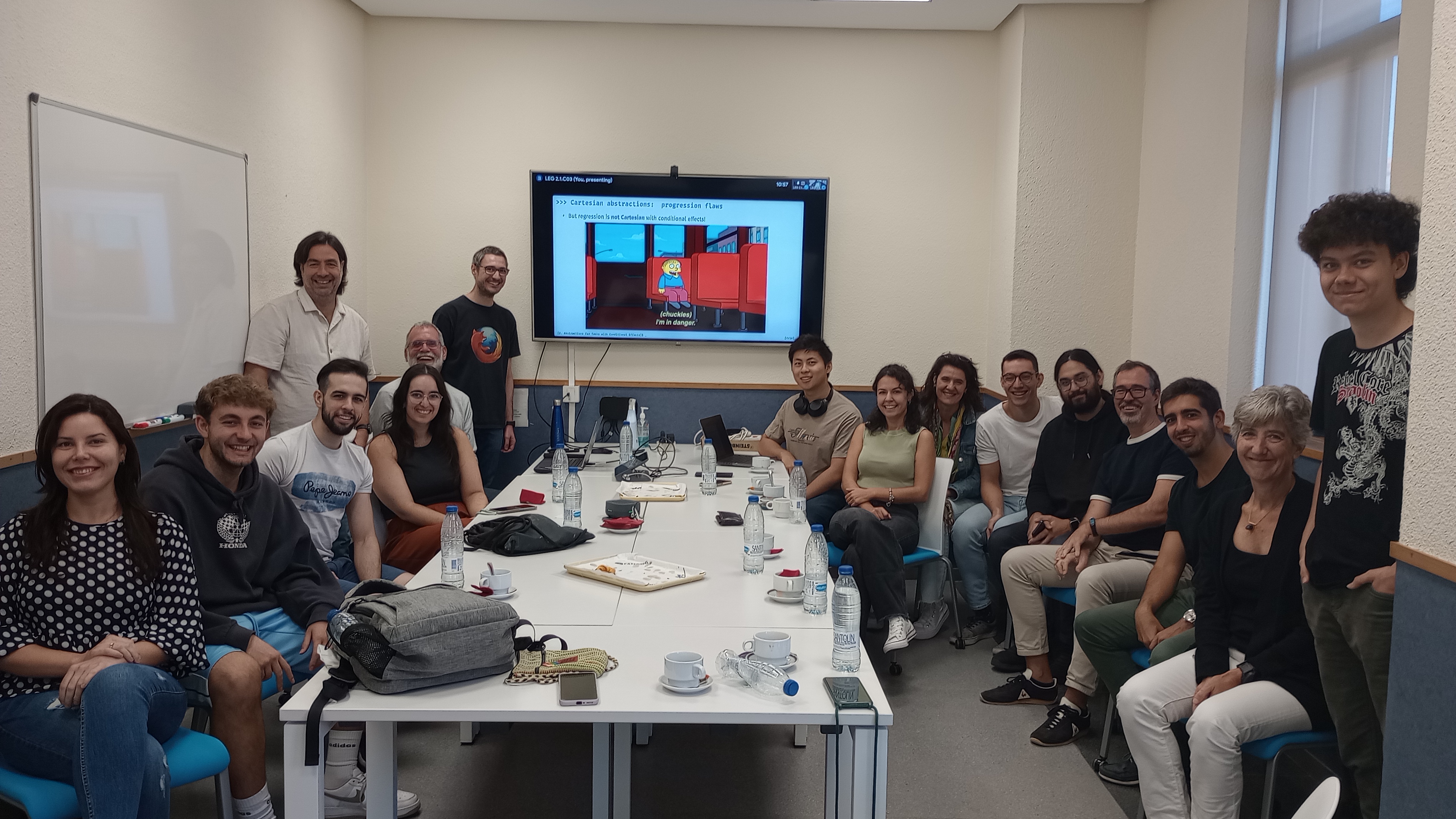 Some of the lab members